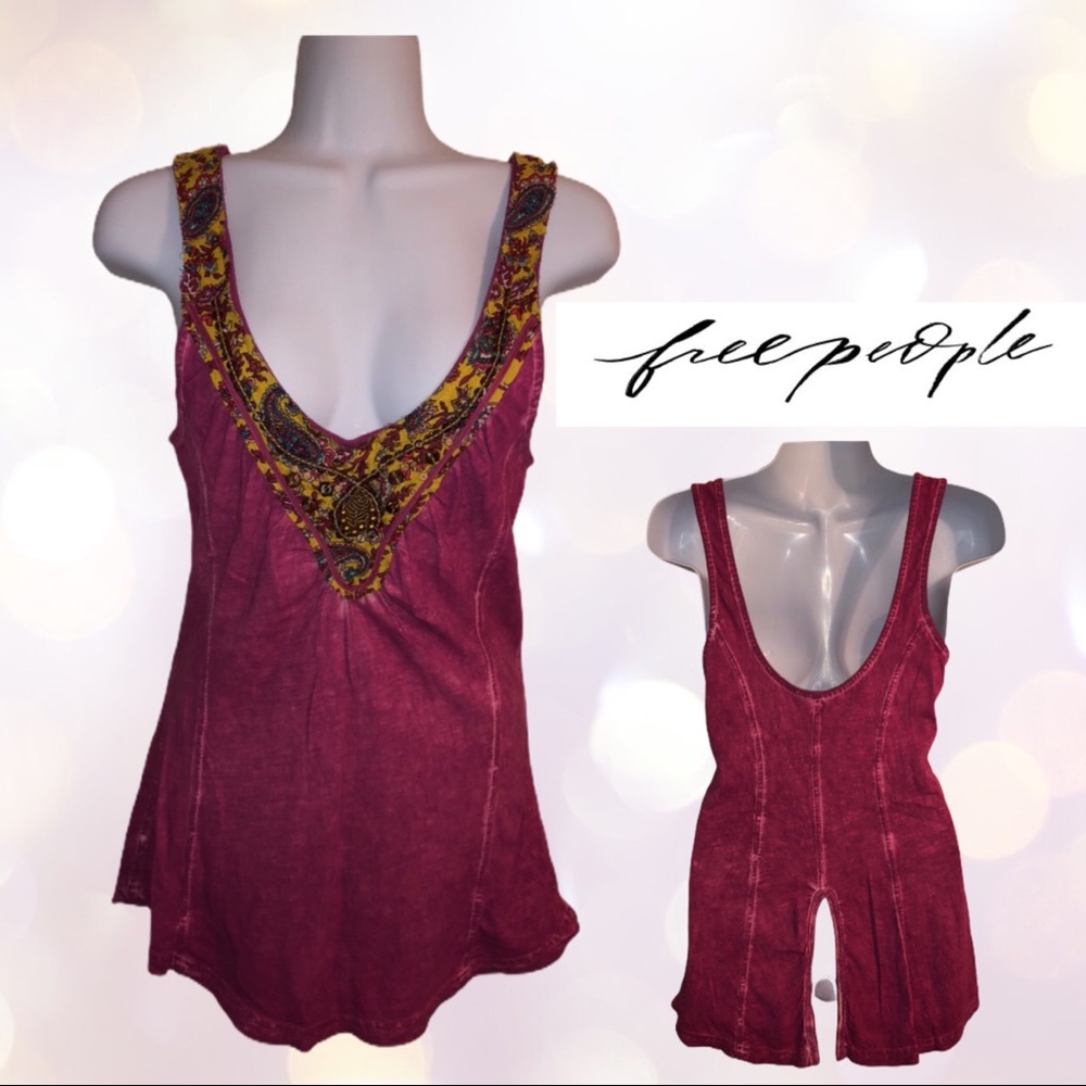 Free People Berry Tank